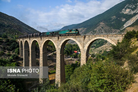 پل راه‌آهن کلانتری در منطقه سوادکوه