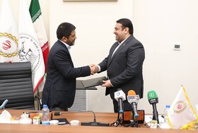 تفاهمنامه توسعه ورزش پایه میان بانک ملی ایران و فدراسیون کشتی کشور منعقد شد