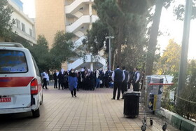 تجمع اعتراضی پرستاران این بیمارستان در تهران