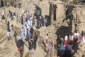 وضعیت قلعه تاریخی دزک بعد از حمله پاکستان به سراوان