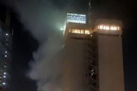 هتل معروف تهران آتش گرفت/ درگیری مدیران هتل با آتش‌نشانان؛ چرا تعداد زیادی آتش‌نشان به محل حادثه اعزام کرده‌اید!