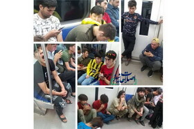 تصویری خبرساز از تعداد زیاد اتباع افغانستانی در مترو تهران